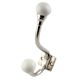 Solid Cream Ceramic Iron Hooks